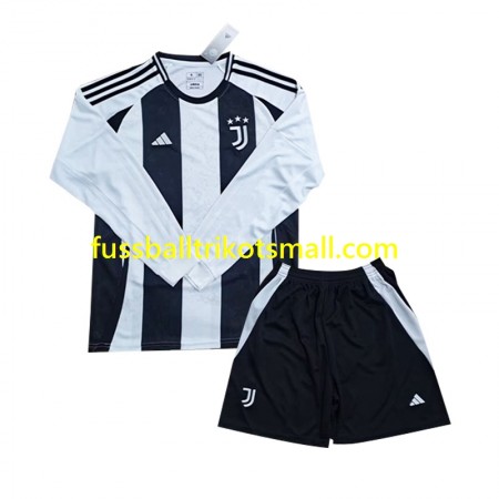 Fußballtrikots Juventus Kinder 2024-2025 Langarm Heimtrikotsatz kaufen
